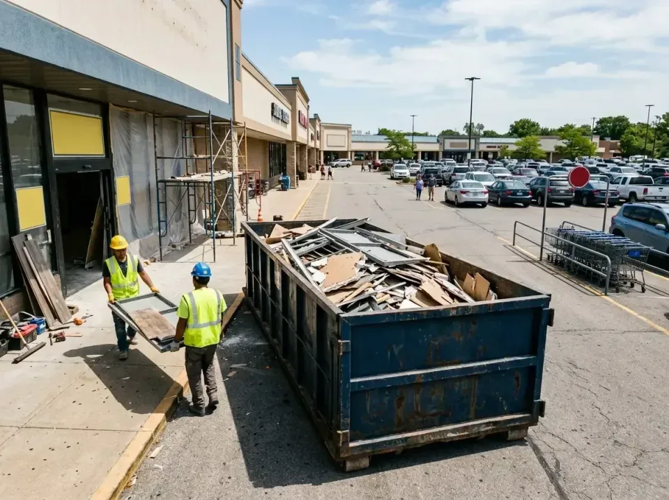retail-store-renovation-debris-003 — frequently asked questions, Roll-off Dumpster Rentals in Hermiston, OR